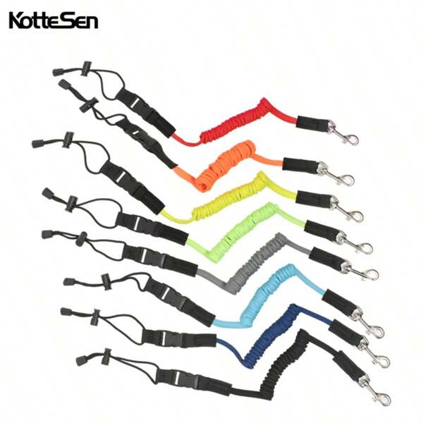 Paddle Anti-Lost Rope, Inflatable Kayak Safety Tie Down Rope, Multi-Color Fixed Rope, Paddle Board Elastic Rope, Water Sports Accessories