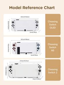 1 buah Casing Pelindung Switch Bertema Kartun Bunga Sakura dan Langit Berbintang, Kompatibel dengan Switch OLED / Switch / Switch2, Bahan TPU Lembut, Tidak Perlu Dibongkar, Anti Jatuh dan Anti Debu, Tersedia Berbagai Warna, Hadiah Ideal untuk Pemain Switch, Casing Pelindung Switch Gaya Kartun - MultiWarna - View 10