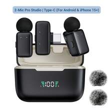 HITOZON Plug-And-Play Professional Wireless Lavalier Microphone, Equipped With Innovative AI Voice Changer And Smart Noise Cancellation Features - Includes Portable Charging Case - Compatible With Smartphones, Computers, Cameras - Ideal For Content Creation, Live Streaming, Podcasting And More - One Size - View 15
