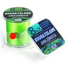 SOUGAYILANG 8股PE编织钓线，300米/328码，多色，耐用钓线。强韧耐用的8股编织钓线，300米/328码，拉力15-120磅，迷彩图案，耐用聚乙烯材质，适用于主线和海水垂钓。 - 彩色 - 查看 30