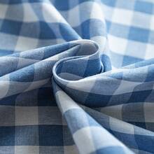 1 件/2 件蓝色格子桌布、书桌盖布、学生宿舍、餐桌照片背景布 - 彩色 - 查看 9
