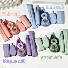 5pcs Ombre Correction Tape Set, Chic & High-Quality School & Office Supplies, Student Correcting Tapes - Multicolor - View 8