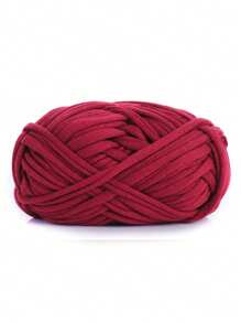 Premium Polyester Crochet & Knitting Yarn - 1pc, 100G Each, 30m Length - Ideal For DIY Projects, T-Shirts, Slippers & Baskets,Fabric Strip Handmade Weaving Diy Bag, Toy, Shoe, Carpet, Organizing Basket Thread