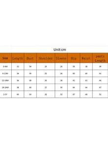 Baby Girl Waffle 2 Piece Outfits Strawberry Embroidery Long Sleeve Crew Neck Tops And Elastic Waist Pants Set - Hồng - Xem 8