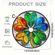 1pc Ladybug Acrylic Sun Catcher, Window Hanging Pendant, Is An Ideal Commemorative Gift For Family, Lovers, Friends, Holiday Decoration, Home Decoration, Mother's Day, Wedding Season Decoration, Birthday Gift, Wall Decoration Art