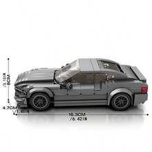 35 Full Octagon Car Car Series Block Model Set Sports Racing Speed  DIY Blocks Micro Pellet Toys Male Adult Christmas Gift - Multicolor - View 9