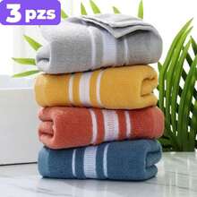 Toallas de baño medianas de 90x170cm súper absorbente color al azar juego de toallas suaves algodón higiene personal secado rápido hogar contemporáneo confort durabilidad - Multicolor - Ver 1