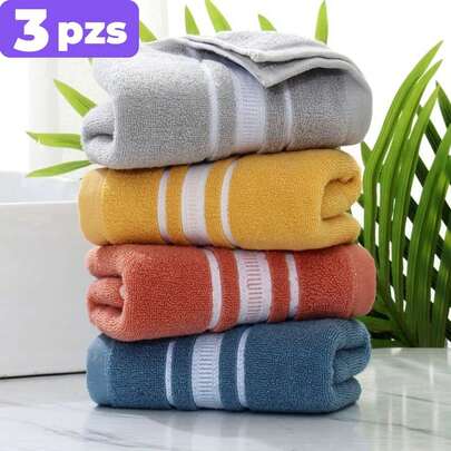 Toallas de baño medianas de 90x170cm súper absorbente color al azar juego de toallas suaves algodón higiene personal secado rápido hogar contemporáneo confort durabilidad