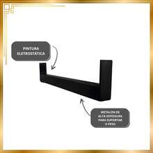 Cabideiro de Parede 25cm Metalon Resistente para Locais Pequenos e Aconchegantes