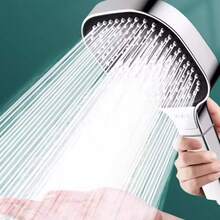 1 pieza Ducha de panel extra grande con 1 cartucho incorporado, cabezal de ducha de alta presión y ahorro de agua con 3 modos de rociado, cabezal de ducha cuadrado de alta presión, diseño de ahorro de agua, boquilla anti-obstrucción