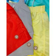 Kit 4 Bermudas Infantil Juvenil Tactel Coloridas Short Mauricinho Menino Casual Praia Verão - Multicolorido - Visão 5