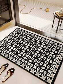 Eleganter und vintage Stil Innen-Dekorationsteppich, neues Kurzflor-Perlenvelours-Material Innen-Teppich, Wohnzimmerteppich, Sofateppich, Schlafzimmerteppich, rutschfeste Bettvorleger, Esszimmer- & Küchenteppich, Bürostuhlauflage, Eingangsmatte, Outdoor-Picknickdecke, Outdoor-Campingmatte