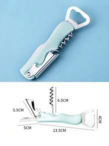 50pcs Personalized Laser Engraved Wine Bottle Opener, Multifunctional 4-In-1 Beer Bottle Opener, Bar Tool Suitable For Gifts, Father's Day, Friends,Creative Carvings - Multicolor - View 12