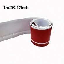 1pc 8cmx2m Flexible Baseboard Made Of Soft PVC Kickboard Line, Floor Skirting Line, Waterproof Self-Adhesive Vinyl Wall Base Cove Base