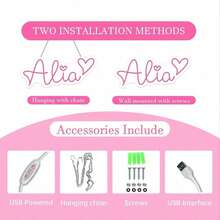 Đèn neon tùy chỉnh, biển hiệu neon LED, trang trí phòng theo yêu cầu, bảng tên neon cá nhân hóa thủ công, quà tặng đám cưới, ngày Valentine, ngày của Cha, quà sinh nhật, đèn ngủ LED, trang trí phòng ngủ. Có thể tùy chỉnh từ 5-30 inch, đa chức năng, trang trí, tái sử dụng, tinh tế, thời trang, chất lượng cao, nhiều màu sắc, hiện đại, tùy chỉnh, cá nhân hóa, độc đáo, quà tặng lý tưởng cho nam, quà tặng lý tưởng cho nữ, quà tặng cho bạn trai, bố, tiệc tưng bừng, trang trí thời trang, tình yêu vĩnh cửu. - ánh sáng đơn lẻ-3 chữ cái - Xem 10