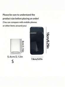 Madebyblanc 1 st klarcylindrig glasljusstake, slank pelare hög borosilikatglasljusstake, värmebeständig glasblomvas för bröllop, festivalfest, dekorativ bordsljusstake, festivalkvällsfest Bakgrundsdekoration Ljuskopp -(Inkluderar inte ljus), rumsdekor, presenter - Multifärgad - Visa 15