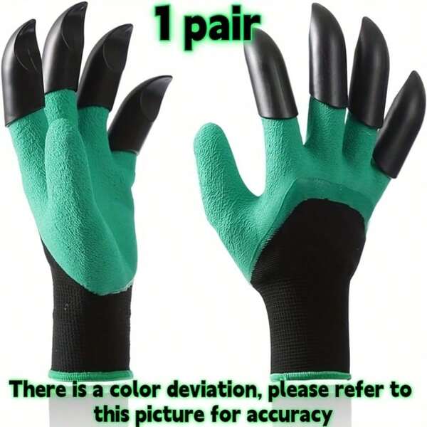 Gardening Claw Gloves, Dual-Handed Latex Gloves For Planting And Digging, Powder-Free, Hand Washable Outdoor Protection Equipment