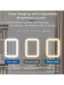 White Makeup Vanity With LED Lighted Mirror, 5 Drawers, Open Shelves, Sliding Mirror Dressing Table, Modern Minimalist Makeup Desk Organizer For Bedroom, Small Apartment Vanity Station - 白色 - 查看 4