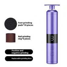 1pc Rechargeable Electric Foot Polisher, Thick Leather Foot Polishing Device, Foot Polisher - Digital Display Two-in-one - View 14