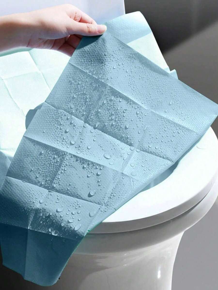 10/20 Pack Disposable Waterproof Thickened Toilet Seat Covers, Ideal For Hotels, Travel, Outdoor Use And Postpartum Women. Easy To Apply, Provides Portable Hygiene Protection And Prevents Dirt And Bacteria.