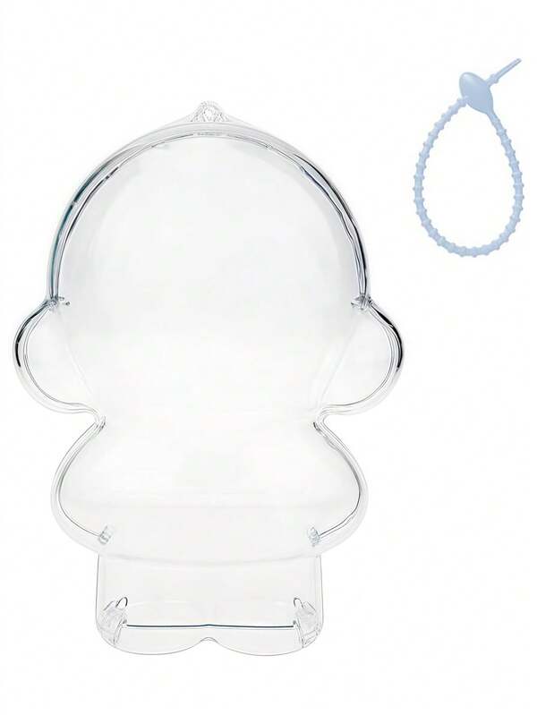 1 pièce Nouvelle boîte de protection antidérapante, portable et lavable à la main, légère, pour poupées et boîte d'affichage de collections (boîte uniquement, poupée non incluse), boîte d'affichage de collection | Boîte de rangement décorative | Boîte anti-poussière, boîte d'affichage de poupée