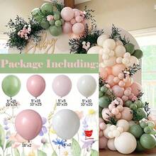 4 套气球拱门套件，适用于迎婴派对、婚礼、圣诞节、生日派对装饰 - 彩色 - 查看 11