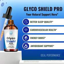 Glyco Shield Drops | Official GlycoShield Pro Blood Formula Support Supplement | Maximum Strength | 1 Bottle (1-Month Supply) - 1 包 - 查看 6