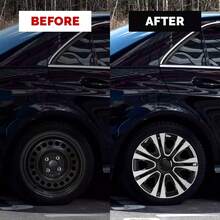 4X 15"Inch Wheel Cover S-Nap On Full Hub Caps Fit For R15 Tire & Steel Rim Sliver - 15英寸 - 查看 5