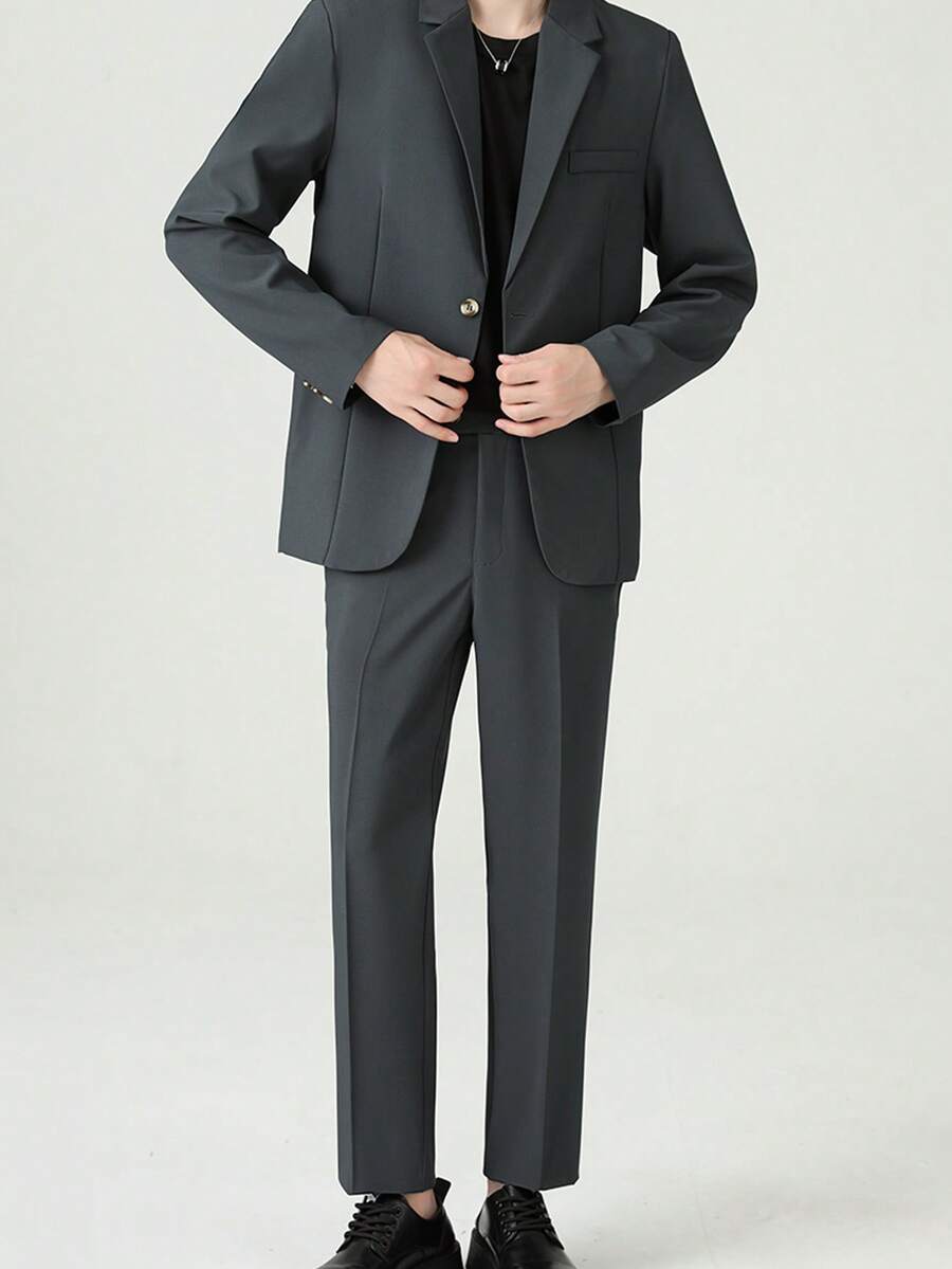 Men Suits - Gris bleu - Voir 1