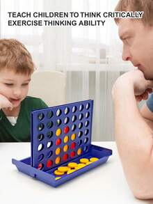 3D Connect Four Game - Vertical 4 In A Row Strategy Board Game For Family, Kids & Adults (Brain Teaser Gift),Perfect For Halloween, Christmas, Mother's Day, Back-To-School Season, Thanksgiving - Multicolor - View 2