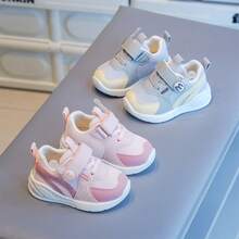 Zapatos para bebés y niños pequeños, suelas suaves para primavera y otoño para niños y niñas, zapatos deportivos antideslizantes para niños, zapatos de malla para bebés,Se puede combinar con disfraz navidad - Rosa - Ver 9