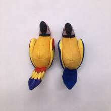 宠物纸质玩具、毛绒宠物咀嚼玩具、仿真鹦鹉狗玩具、逗猫棒、宠物互动娱乐玩具 - 彩色 - 查看 12