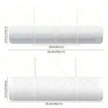Deflector de aire acondicionado universal de instalación libre para las cuatro estaciones, ajustable y retráctil, para evitar la salida de aire soplado directamente, adecuado para aire caliente y frío