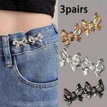 1/2/3/4/6 Pairs Butterfly Buckle Waist Cincher Removable Buckle Waist Trainer, No Sewing Required - Multicolor - View 26