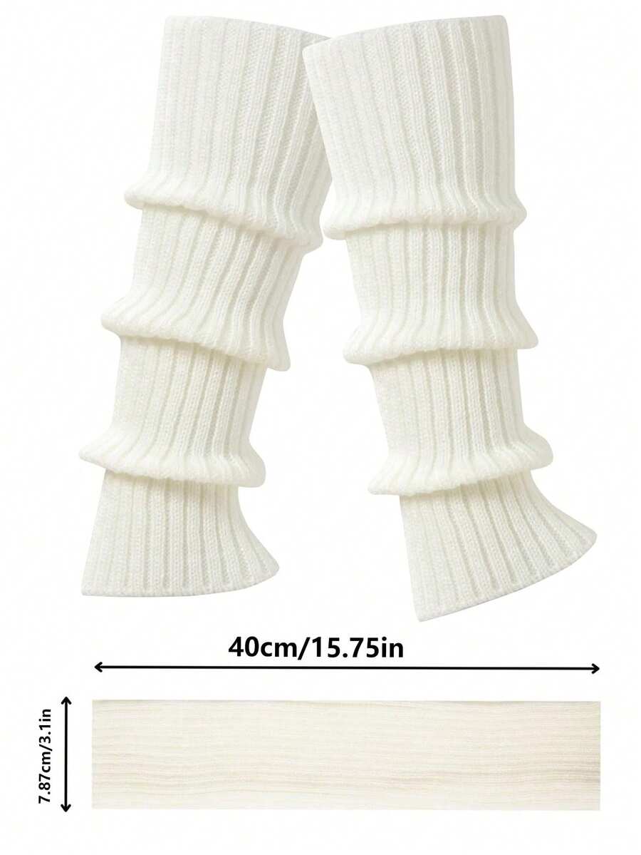 1 Đôi tất trắng thanh lịch dành cho nữ, thiết kế lưới nhẹ và thoáng khí Rowan, bao chân, cao đến đùi, bắp chân, chất liệu nhung, thích hợp cho váy, bốt, giày bệt - Dịp trang trọng/thường ngày - Có thể giặt tay, ấm áp