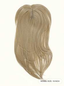 14Inch 18Inch Hair Topper Golden Blonde Hair Toppers For Women Toppers Hair Pieces For Women Hairpieces For Thinning Hair Synthetic Hair Toppers For Women Daily Wear