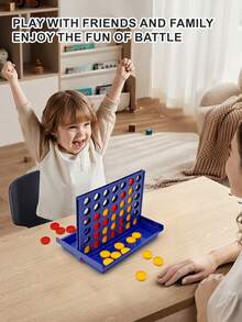 3D Connect Four Game - Vertical 4 In A Row Strategy Board Game For Family, Kids & Adults (Brain Teaser Gift),Perfect For Halloween, Christmas, Mother's Day, Back-To-School Season, Thanksgiving - Multicolor - View 3
