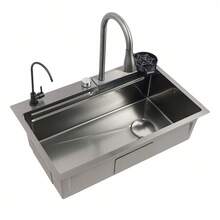 YUNRUX Kitchen Sinks - Black - View 5