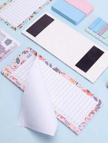 50 Sheets/Notepad Magnetic Memo Pad For Refrigerator - Multicolor - View 2