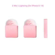 HITOZON Professional Wireless Lavalier Microphone For Smartphone,Plug-Play Wireless Microphone With 4PCS,Lapel Mic For Video Recording,Teaching, Interviews,Podcast,Conference,Vlog,Recording,Live Broadcast