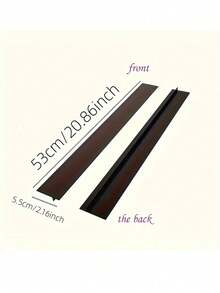 قطعتان من شرائط السيليكون المانعة للتسرب في المطبخ، مقاومة للحرارة العالية ومضادة للتلوث وسهلة التنظيف، مناسبة للفجوات بين موقد الغاز والأجهزة المنزلية والأسطح المطبخية