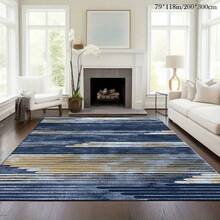 Thảm trải sàn họa tiết chấm bi kim cương vàng 800g 1 mảnh họa tiết cổ điển màu xanh vàng, thảm trải sàn, thích hợp cho phòng khách, phòng học, phòng ngủ, ban công, có thể giặt bằng máy, thảm trải sàn trong nhà và ngoài trời, trang trí phòng tắm nhà bếp - Nhiều màu - Xem 6