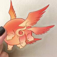 50 件山海经贴纸 剪贴簿、日记本、笔记本电脑、保险杠、滑板、水瓶、电脑、手机、卡通、安全帽、汽车贴纸和贴花 - 彩色 - 查看 4