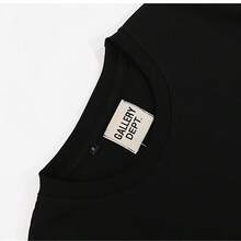 GALLERY D-EPT T-Shirt Car Letter Short Sleeve Men And Women High Street Half Sleeve Car Print Round Neck Loose Men's Tops Round Neck Casual Short Sleeve - 黑色 - 查看 3