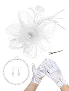 D EXCEED 1/2/4Pcs Bridal Wedding Show He Wedding Yarn Show He Retro Satin Short Chinese Style Dress Evening Short Satin Gloves, Tea Party, Bridal Wedding Gloves Accessories Fall Clothes For Women Valentine's Day Accessories - Satin Wedding Gloves - View 9