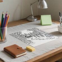 24-Page Christmas Coloring Book: Includes Christmas Wreath, Santa Hat, Candy Cane, Gingerbread Man And More, Christmas Gift, Halloween Gift, Birthday Gift, Party Gift, Anniversary Gift, 7.9*7.9in