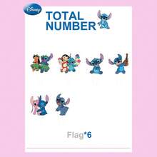 Disney 93PCS Officially Licensed Stitch Balloon Set Cute Cartoon Blue Balloon Garland Tablecloths Decoration Birthday Party Photo Background Props Banquet Graduation Anniversary Supplies Friends Family Gifts - Baby Pink - View 8