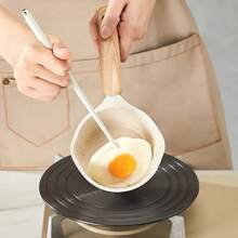 黄油加热锅，双出奶锅，不粘煎锅，小厨具，炖锅，烹饪锅 - 彩色 - 查看 4