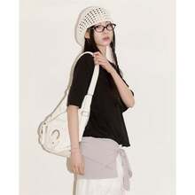 Women Fashion Backpacks - Trắng (vải dày chất lượng cao) - Xem 4