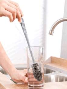 360 Degree Cleaning Power: 1pc Silicone Cup Brush For Effortless Tea Stain Removal,Kitchen,Bathroom,Home,Household Supplies